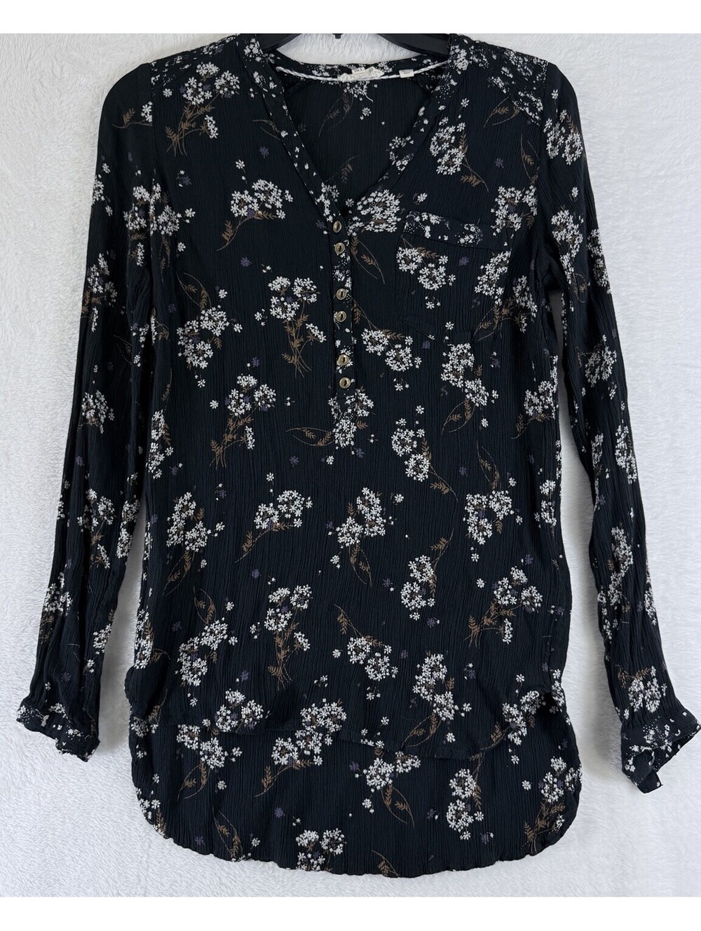 Fat Face Top 2 Long Sleeve Tunic Blouse Floral Print FatFace